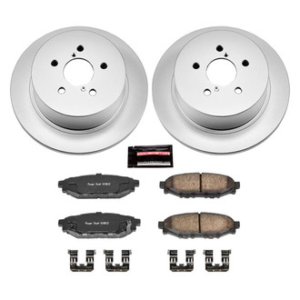 PowerStop® CRK4632 - Z17 Evolution Geomet® Plain Rear Brake Kit