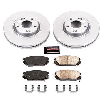 PowerStop® - Z17 Evolution Geomet® Plain Front Brake Kit