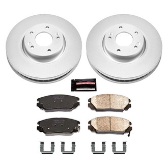 PowerStop® - Z17 Evolution Geomet® Plain Front Brake Kit