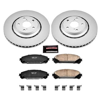 PowerStop® - Z17 Evolution Geomet® Plain Front Brake Kit