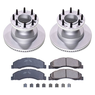PowerStop® - Z17 Evolution Geomet® Plain Front Brake Kit