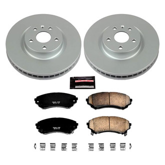 PowerStop® - Z17 Evolution Geomet® Plain Front Brake Kit