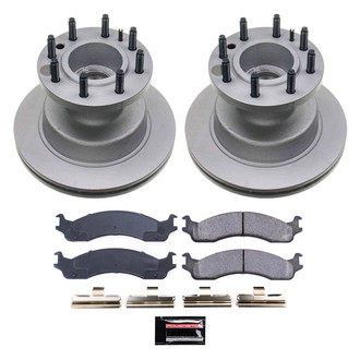 PowerStop® - Z17 Evolution Geomet® Plain Front Brake Kit