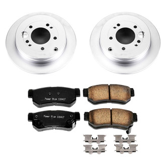 PowerStop® - Z17 Evolution Geomet® Plain Rear Brake Kit