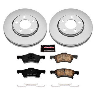 PowerStop® - Z17 Evolution Geomet® Plain Front Brake Kit