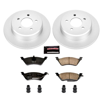 PowerStop® - Z17 Evolution Geomet® Plain Rear Brake Kit