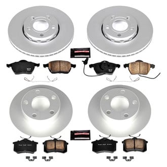 PowerStop® - Z17 Evolution Geomet® Plain Front and Rear Brake Kit