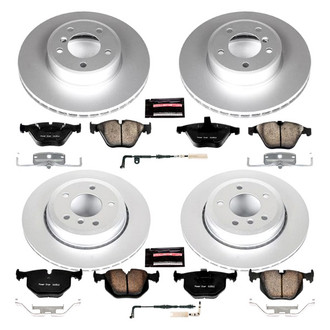 PowerStop® - Z17 Evolution Geomet® Plain Front and Rear Brake Kit