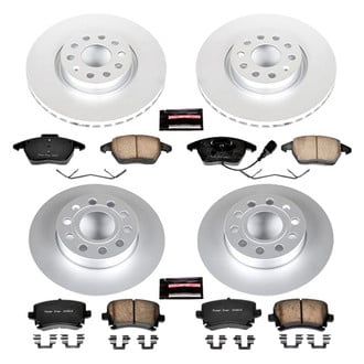 PowerStop® - Z17 Evolution Geomet® Plain Front and Rear Brake Kit
