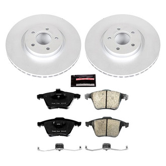 PowerStop® - Z17 Evolution Geomet® Plain Front Brake Kit