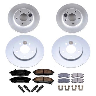 PowerStop® - Z17 Evolution Geomet® Plain Front and Rear Brake Kit