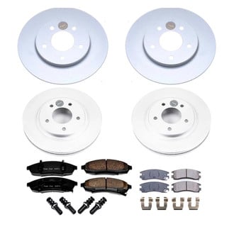 PowerStop® - Z17 Evolution Geomet® Plain Front and Rear Brake Kit