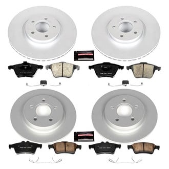 PowerStop® - Z17 Evolution Geomet® Plain Front and Rear Brake Kit