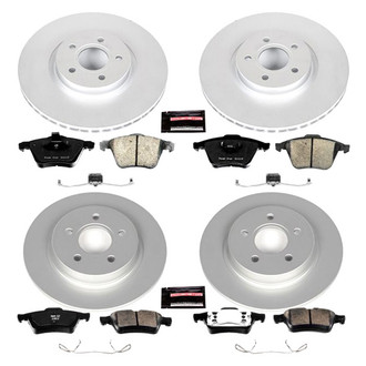 PowerStop® - Z17 Evolution Geomet® Plain Front and Rear Brake Kit