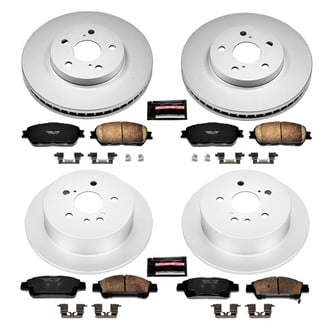 PowerStop® - Z17 Evolution Geomet® Plain Front and Rear Brake Kit