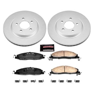 PowerStop® CRK5487 - Z17 Evolution Geomet® Plain Rear Brake Kit