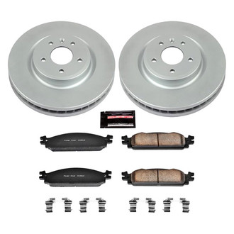 PowerStop® CRK5509 - Z17 Evolution Geomet® Plain Front Brake Kit