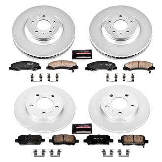 PowerStop® - Z17 Evolution Geomet® Plain Front and Rear Brake Kit