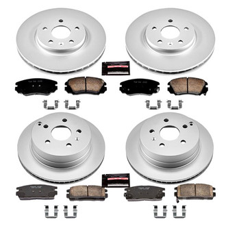 PowerStop® - Z17 Evolution Geomet® Plain Brake Kit