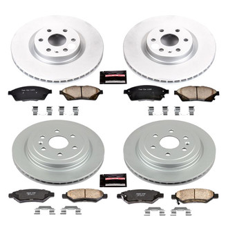PowerStop® - Evolution Geomet® Z17 Plain Brake Kit