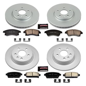 PowerStop® - Z17 Evolution Geomet® Plain Brake Kit