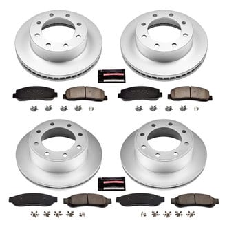 PowerStop® - Z17 Evolution Geomet® Plain Front and Rear Brake Kit