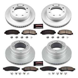 PowerStop® - Z17 Evolution Geomet® Plain Front and Rear Brake Kit