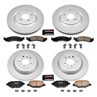 PowerStop® - Z17 Evolution Geomet® Plain Brake Kit