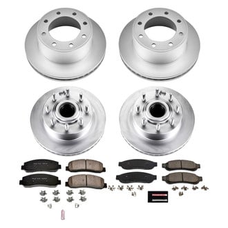 PowerStop® - Z17 Evolution Geomet® Plain Front and Rear Brake Kit