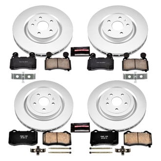 PowerStop® - Z17 Evolution Geomet® Plain Front and Rear Brake Kit
