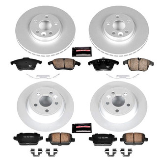 PowerStop® - Z17 Evolution Geomet® Plain Front and Rear Brake Kit