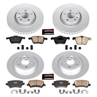 PowerStop® - Z17 Evolution Geomet® Plain Front and Rear Brake Kit