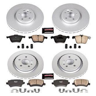 PowerStop® - Z17 Evolution Geomet® Plain Front and Rear Brake Kit