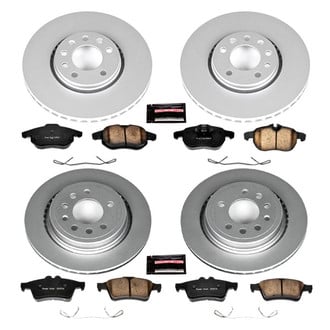 PowerStop® - Z17 Evolution Geomet® Plain Front and Rear Brake Kit