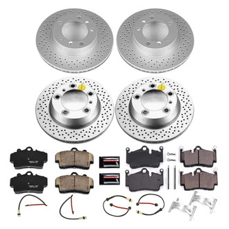 PowerStop® - Z17 Evolution Geomet® Plain Front and Rear Brake Kit