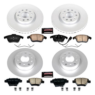 PowerStop® - Z17 Evolution Geomet® Plain Brake Kit