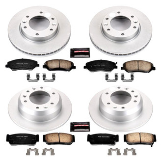 PowerStop® - Z17 Evolution Geomet® Plain Front and Rear Brake Kit