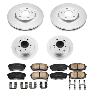 PowerStop® - Z17 Evolution Geomet® Plain Brake Kit