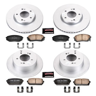 PowerStop® - Evolution Geomet® Z17 Plain Brake Kit