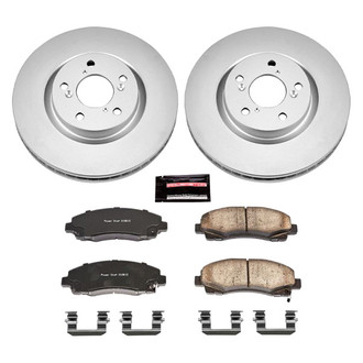 PowerStop® - Z17 Evolution Geomet® Plain Front Brake Kit