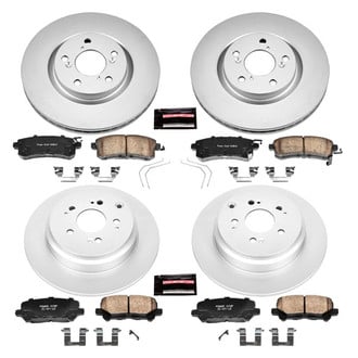 PowerStop® - Z17 Evolution Geomet® Plain Front and Rear Brake Kit
