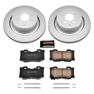 PowerStop® CRK5861 - Z17 Evolution Geomet® Plain Rear Brake Kit