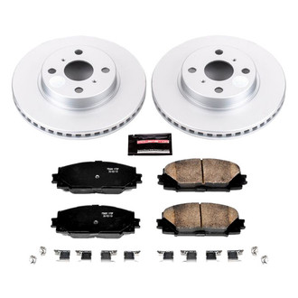 PowerStop® - Z17 Evolution Geomet® Plain Front Brake Kit