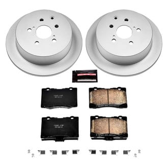PowerStop® - Z17 Evolution Geomet® Plain Rear Brake Kit
