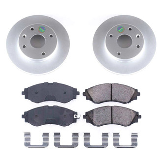 PowerStop® - Z17 Evolution Geomet® Plain Front Brake Kit