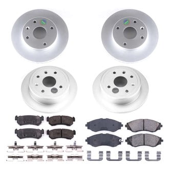 PowerStop® - Z17 Evolution Geomet® Plain Front and Rear Brake Kit
