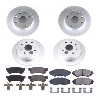 PowerStop® - Evolution Geomet® Z17 Plain Brake Kit