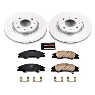 PowerStop® - Z17 Evolution Geomet® Plain Front Brake Kit