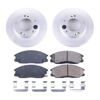 PowerStop® - Z17 Evolution Geomet® Plain Front Brake Kit