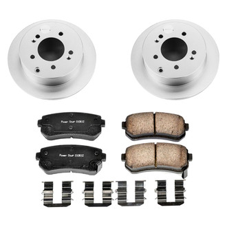 PowerStop® - Z17 Evolution Geomet® Plain Rear Brake Kit